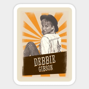 Vintage Aesthetic Debbie Gibson Sticker